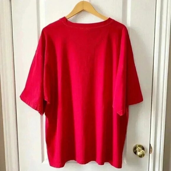 NHL Blueline Chicago Blackhawks T-Shirt Hockey Red Black Size 2XL - Picture 4 of 15